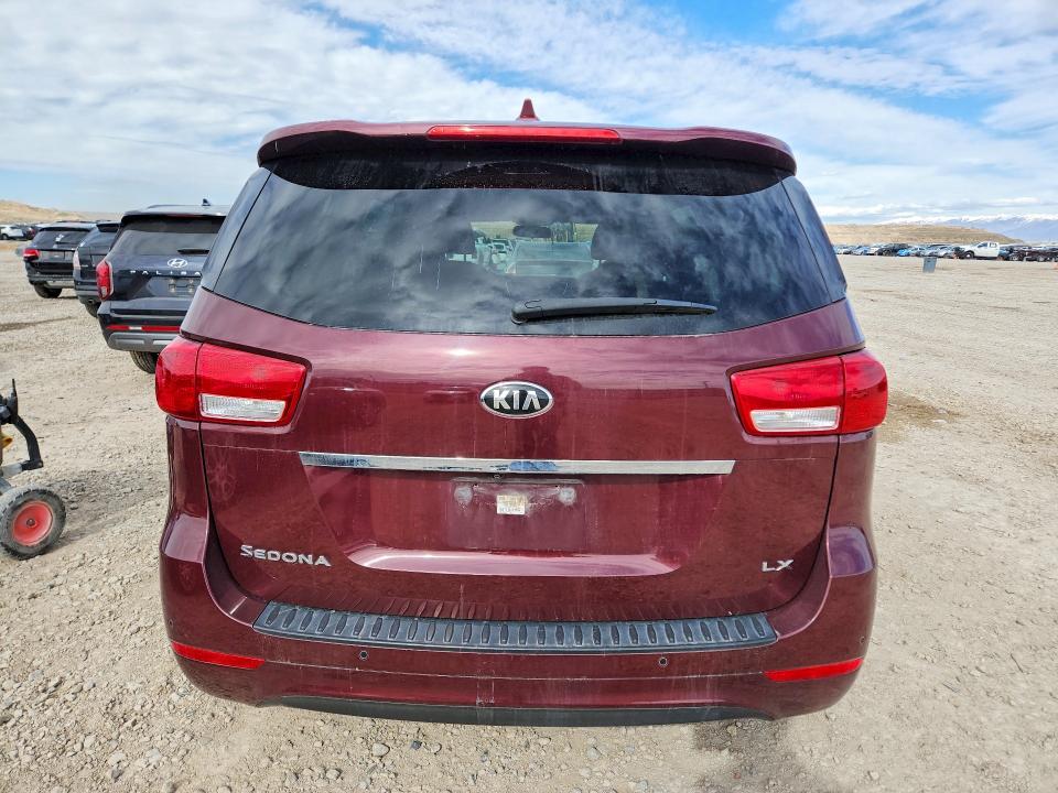 77604845 :رقم المزاد ، KNDMB5C11G6200163 vin ، 2016 Kia Sedona مزاد بيع