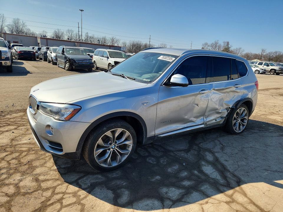 2017 Bmw X3 მანქანა იყიდება აუქციონზე, vin: 5UXWX9C58H0T07279, აუქციონის ნომერი: 79382205