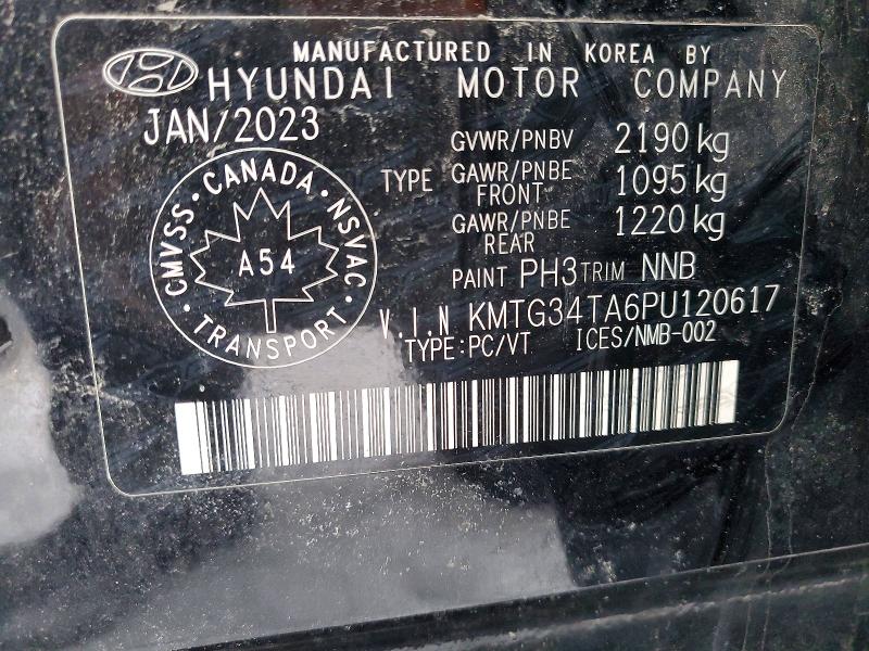 2023 Genesis G70 მანქანა იყიდება აუქციონზე, vin: KMTG34TA6PU120617, აუქციონის ნომერი: 75286395