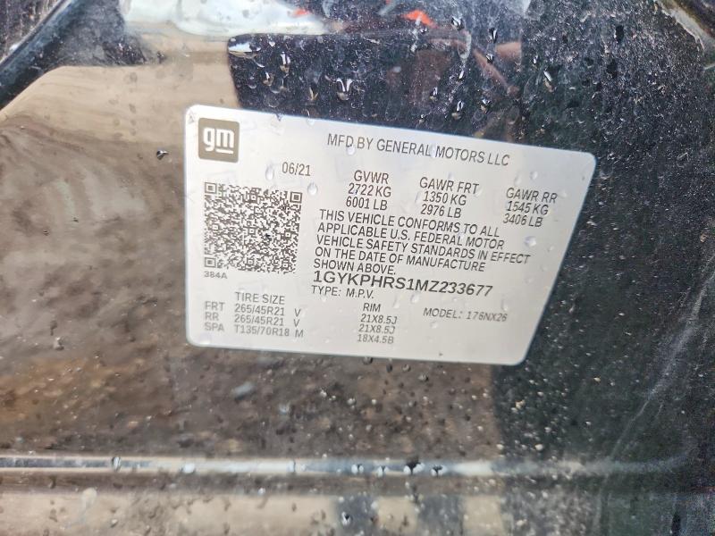 Продаж на аукціоні авто 2021 Cadillac Xt6 Sport, vin: 1GYKPHRS1MZ233677, номер лоту: 74568045