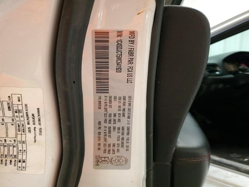 Продажа на аукционе авто 2021 Dodge Durango R/, vin: 1C4SDJCT5MC641920, номер лота: 75813365