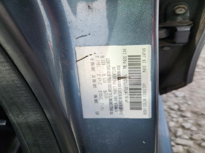 Продажа на аукционе авто 2013 Mazda 3, vin: JM1BL1M76D1740424, номер лота: 78612375