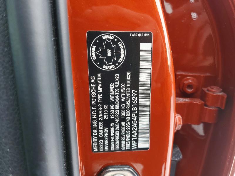 Aukcja sprzedaży 2023 Porsche Macan, vin: WP1AA2A54PLB16297, numer aukcji: 75345965