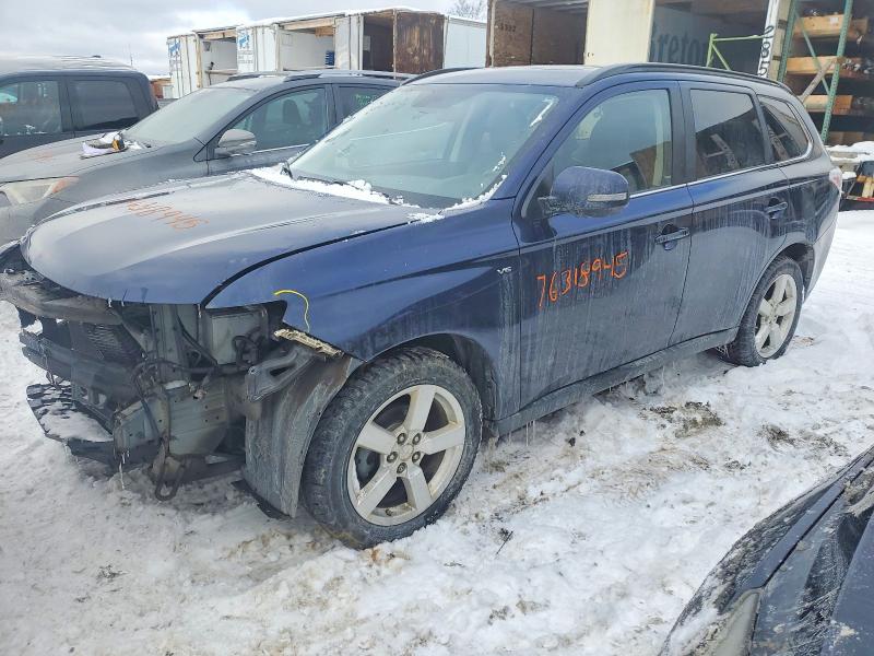 76318945 :رقم المزاد ، JA4JZ4AX7EZ602016 vin ، 2014 Mitsubishi Outlander مزاد بيع