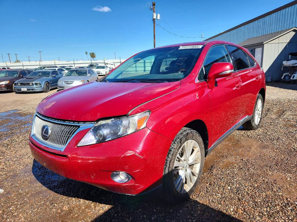 Продаж на аукціоні авто 2011 Lexus Rx, vin: JTJZB1BAXB2004512, номер лоту: 77272985