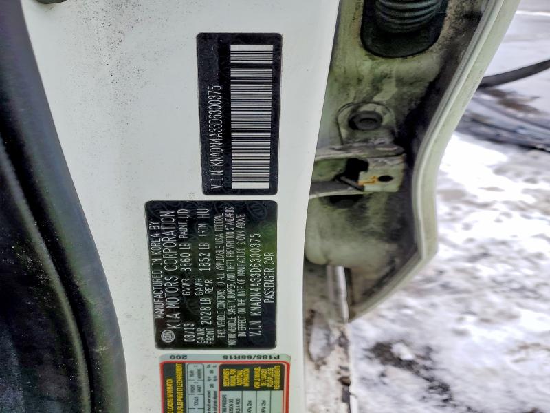 Aukcja sprzedaży 2013 Kia Rio, vin: KNADN4A33D6300375, numer aukcji: 76955075