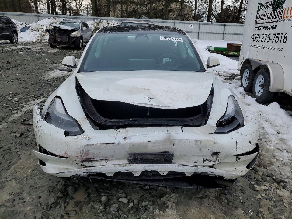 2022 Tesla Model 3 მანქანა იყიდება აუქციონზე, vin: 5YJ3E1EB0NF316599, აუქციონის ნომერი: 78593935