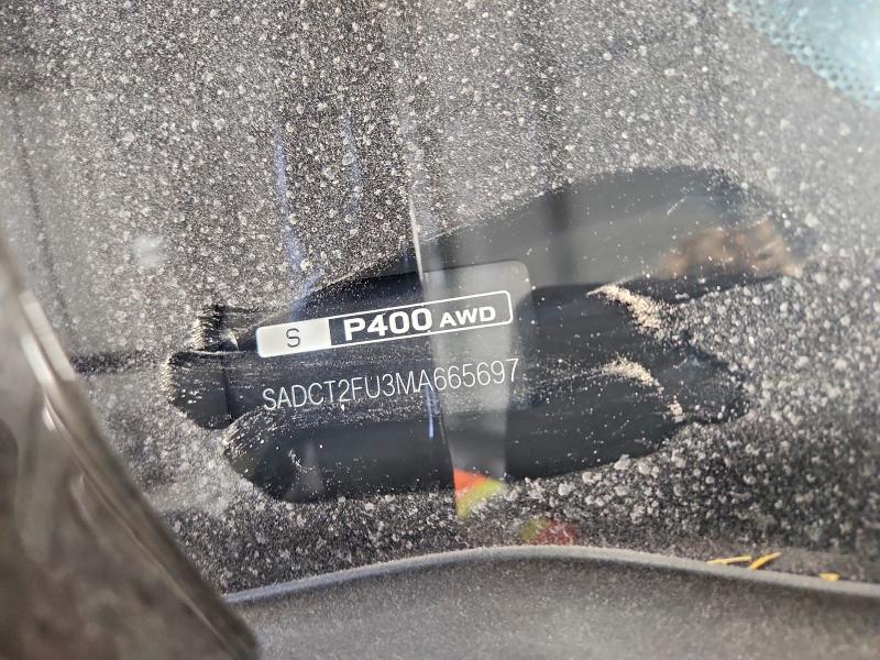 76212805 :رقم المزاد ، SADCT2FU3MA665697 vin ، 2021 Jaguar F-pace مزاد بيع