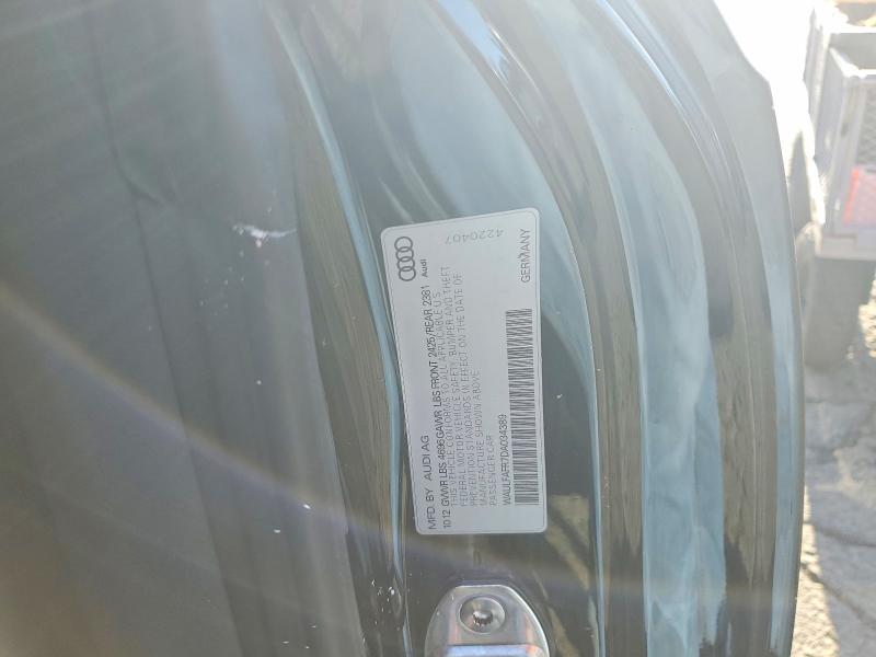 Aukcja sprzedaży 2013 Audi A5, vin: WAULFAFR7DA034389, numer aukcji: 78676975