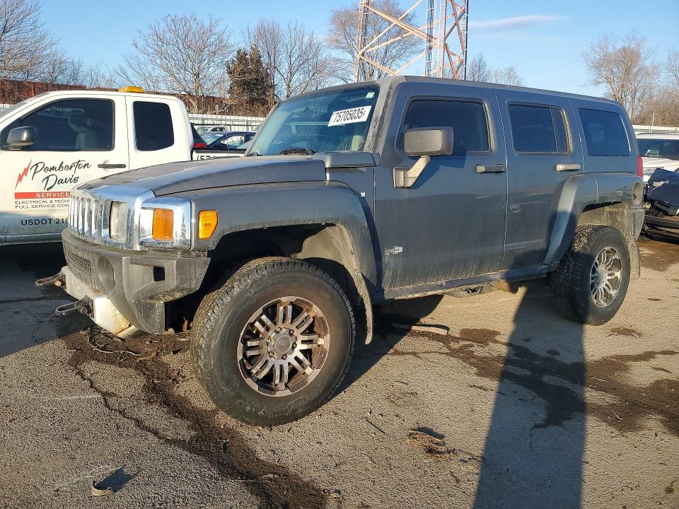 2008 Hummer H3 მანქანა იყიდება აუქციონზე, vin: 5GTEN13E188181653, აუქციონის ნომერი: 75705035