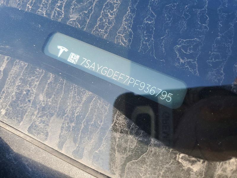 2023 Tesla Model Y მანქანა იყიდება აუქციონზე, vin: 7SAYGDEF7PF936795, აუქციონის ნომერი: 77194405