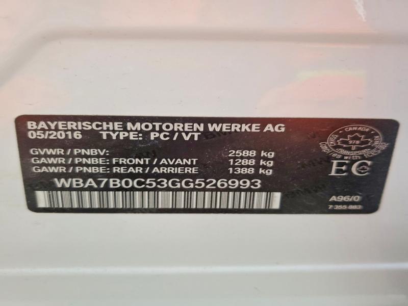 Продажа на аукционе авто 2016 Bmw 750, vin: WBA7B0C53GG526993, номер лота: 76486645