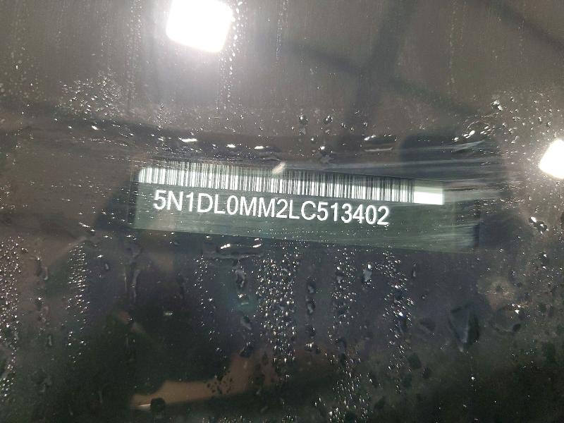 78182715 :رقم المزاد ، 5N1DL0MM2LC513402 vin ، 2020 Infiniti Qx60 مزاد بيع