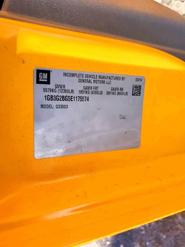2014 Chevrolet Express მანქანა იყიდება აუქციონზე, vin: 1GB3G2BG5E1175574, აუქციონის ნომერი: 76012915