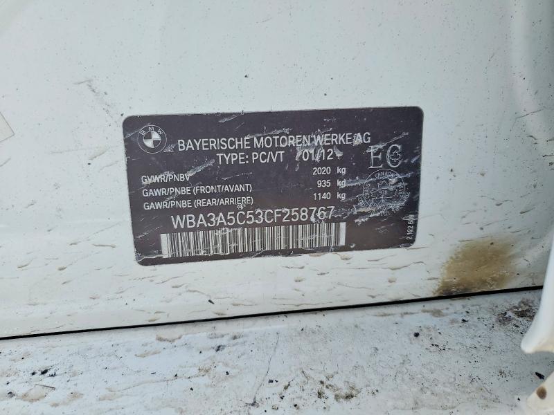 Aukcja sprzedaży 2012 Bmw 328, vin: WBA3A5C53CF258767, numer aukcji: 76969175