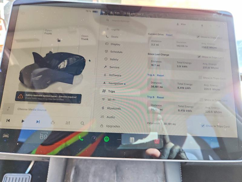Aukcja sprzedaży 2023 Tesla Model 3, vin: 5YJ3E1EAXPF382569, numer aukcji: 79246545