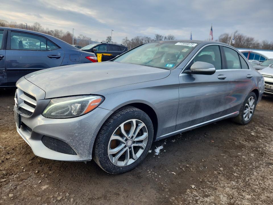 Продажа на аукционе авто 2015 Mercedes-benz C 300 4mat, vin: 55SWF4KB7FU005686, номер лота: 77389875