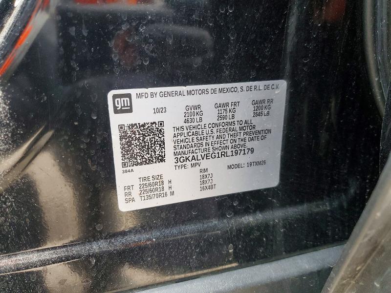 77721245 :رقم المزاد ، 3GKALVEG1RL197179 vin ، 2024 Gmc Terrain مزاد بيع