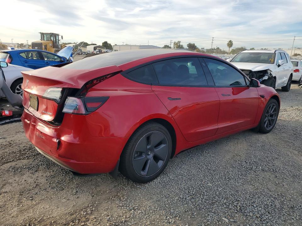 Продаж на аукціоні авто 2022 Tesla Model 3, vin: 5YJ3E1EB6NF136172, номер лоту: 78514625