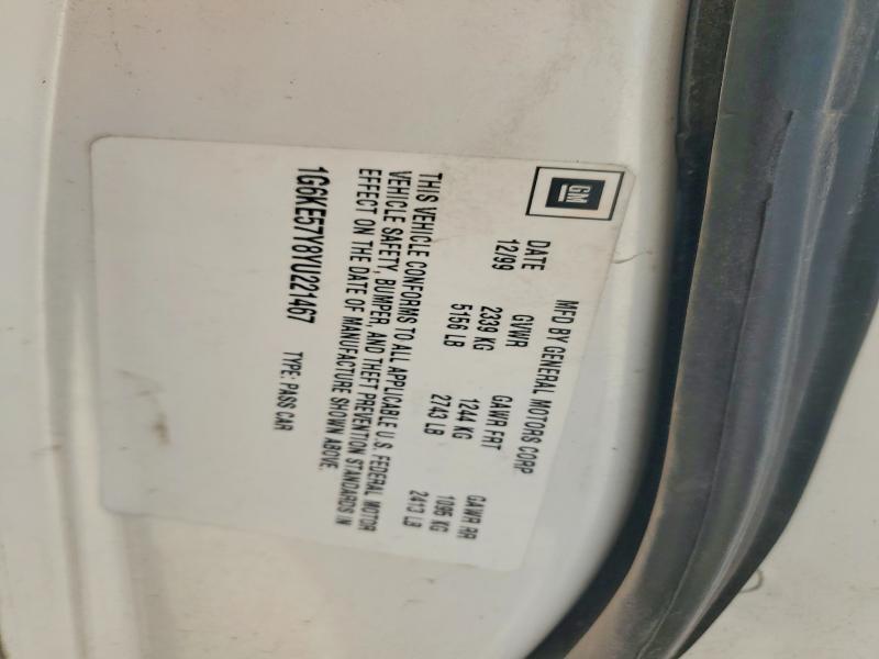 Aukcja sprzedaży 2000 Cadillac Deville, vin: 1G6KE57Y8YU221467, numer aukcji: 76962775
