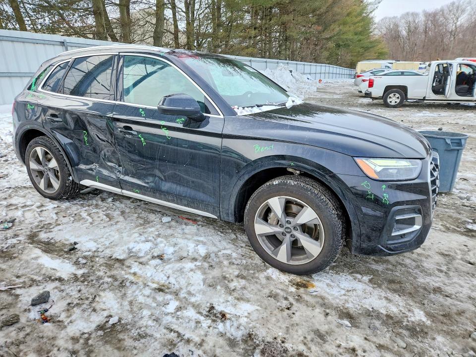 2022 Audi Q5 მანქანა იყიდება აუქციონზე, vin: WA1BBAFY7N2120521, აუქციონის ნომერი: 74505675