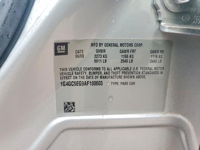 Aukcja sprzedaży 2010 Buick Lacrosse, vin: 1G4GC5EG9AF100603, numer aukcji: 75414195