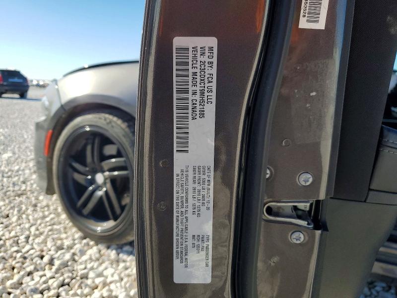 Продажа на аукционе авто 2021 Dodge Charger, vin: 2C3CDXCT9MH521885, номер лота: 78670375