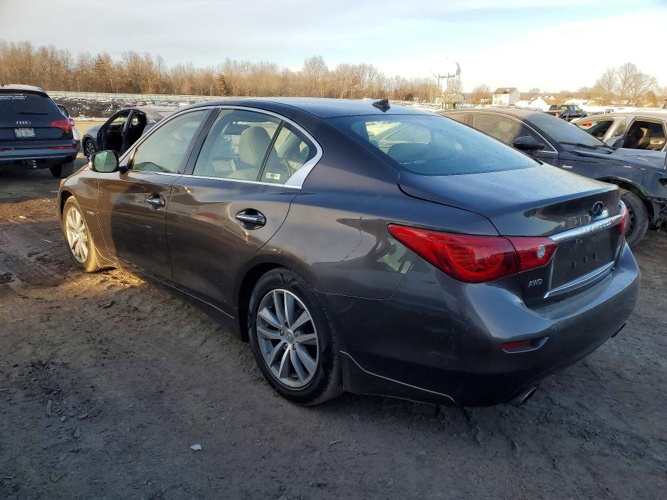 76895975 :رقم المزاد ، JN1AV7AR0FM850713 vin ، 2015 Infiniti Q50 Hybrid مزاد بيع