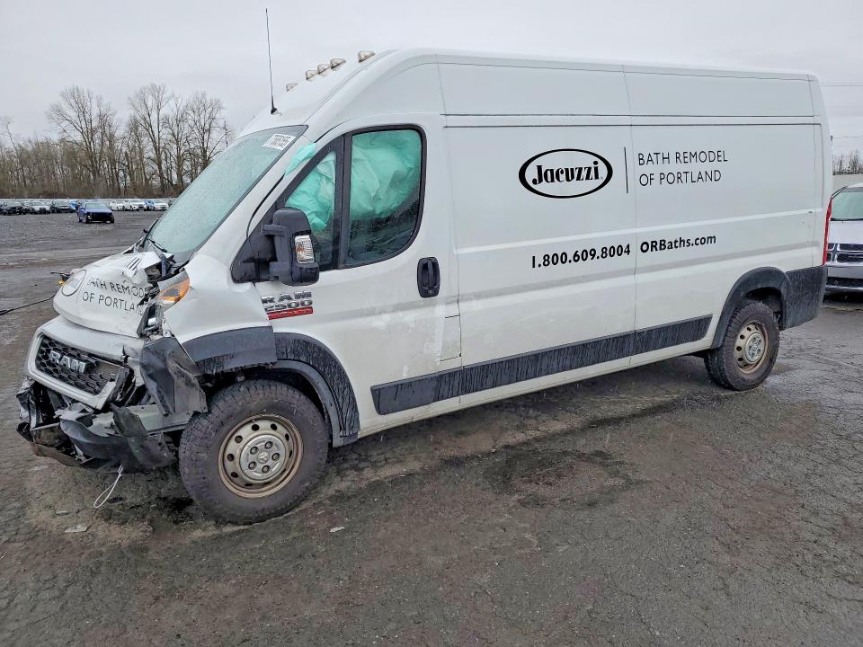 77585155 :رقم المزاد ، 3C6LRVDG7ME583095 vin ، 2021 Ram Promaster 2500 مزاد بيع