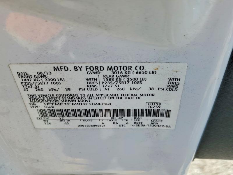 Aukcja sprzedaży 2013 Ford F150, vin: 1FTMF1EM9DFD24763, numer aukcji: 79109905