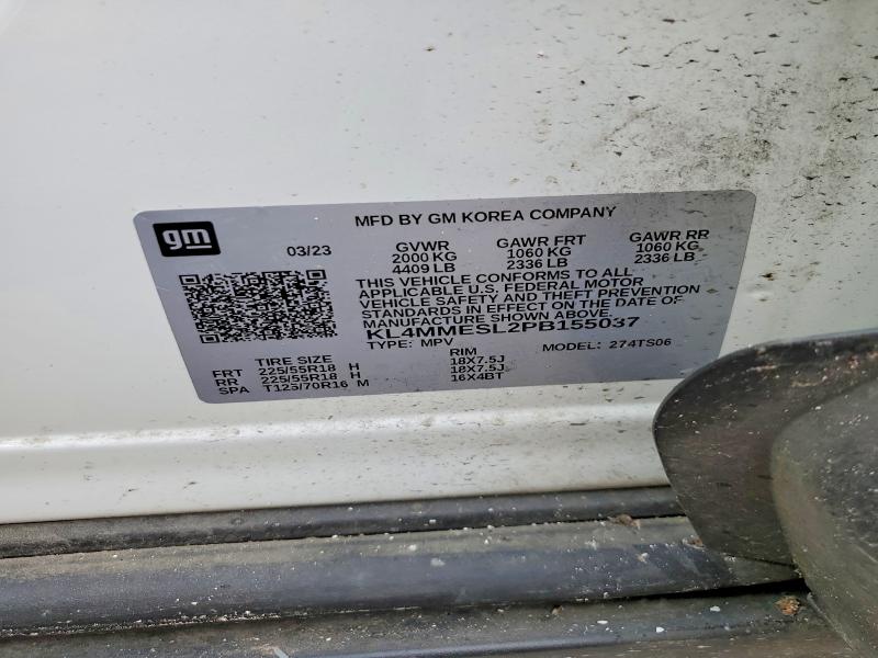 48346746 :رقم المزاد ، KL4MMESL2PB155037 vin ، 2023 Buick Encore Gx مزاد بيع
