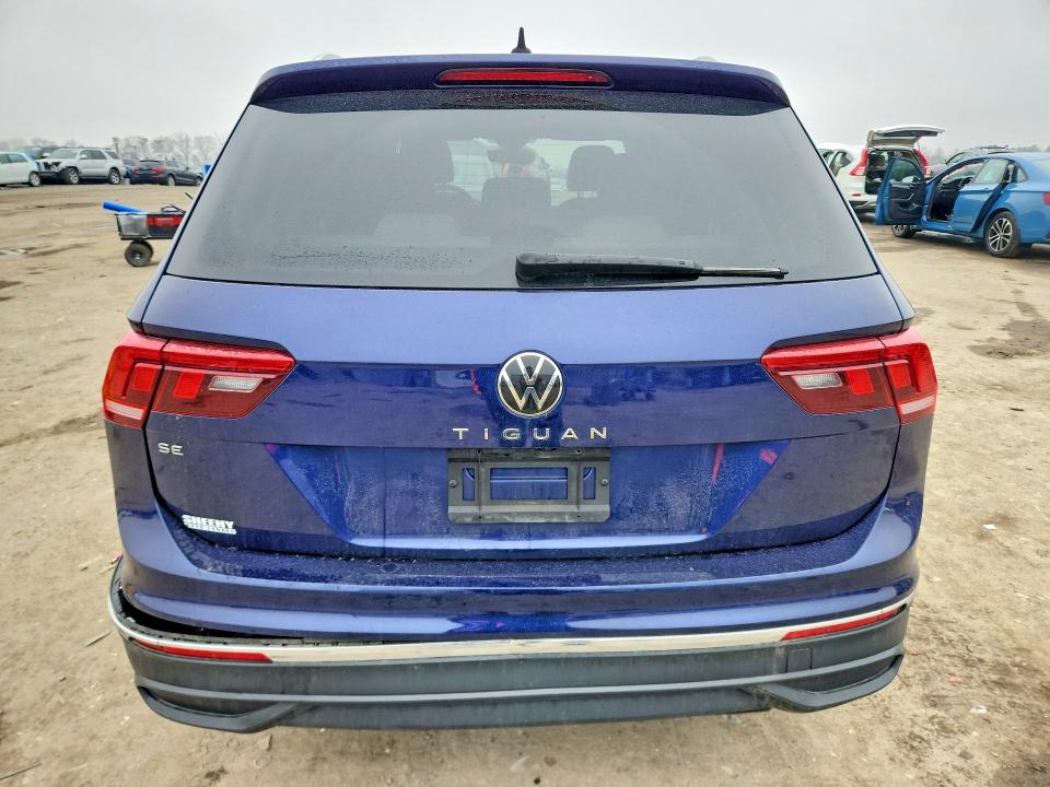 2022 Volkswagen Tiguan მანქანა იყიდება აუქციონზე, vin: 3VV3B7AX9NM058643, აუქციონის ნომერი: 76446015