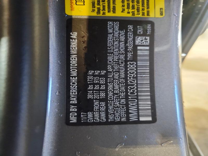 Aukcja sprzedaży 2018 Mini Cooper, vin: WMWXU1C53J2F93083, numer aukcji: 76751485