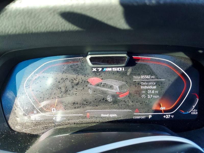 76737985 :رقم المزاد ، 5UXCX6C08M9H52376 vin ، 2021 Bmw X7 M50i مزاد بيع