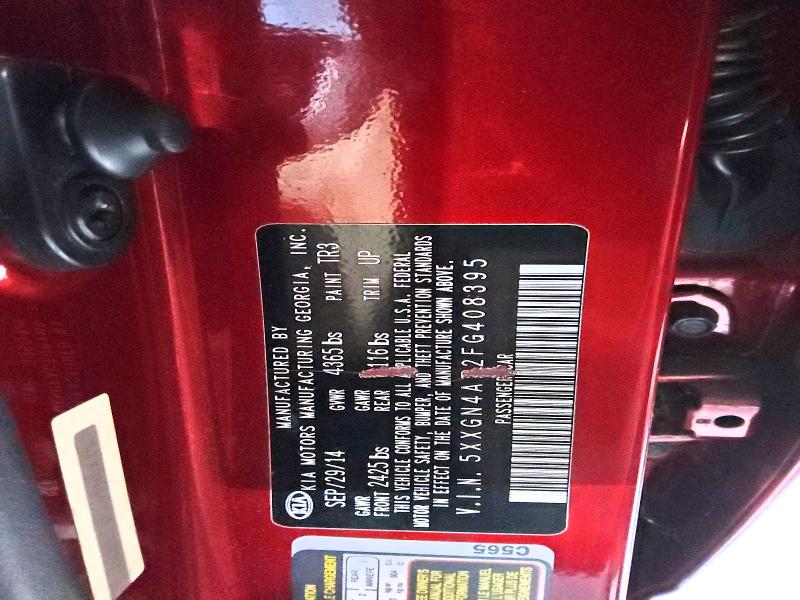 Продажа на аукционе авто 2015 Kia Optima, vin: 5XXGN4A72FG408395, номер лота: 78675265
