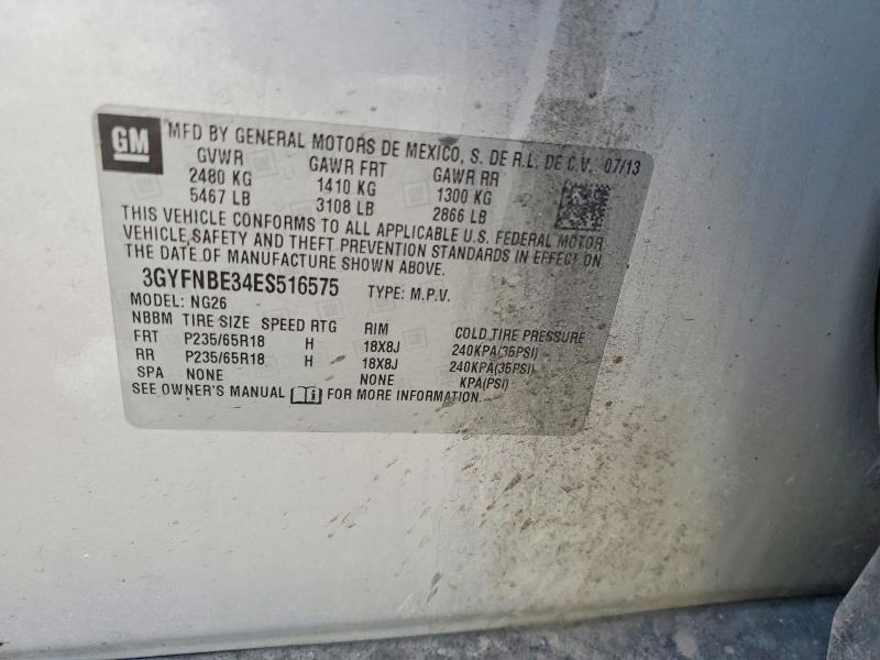 Продаж на аукціоні авто 2014 Cadillac Srx, vin: 3GYFNBE34ES516575, номер лоту: 77286105