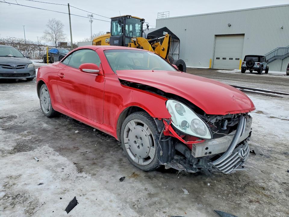 2005 Lexus Sc 430 მანქანა იყიდება აუქციონზე, vin: JTHFN48Y650066457, აუქციონის ნომერი: 78150145