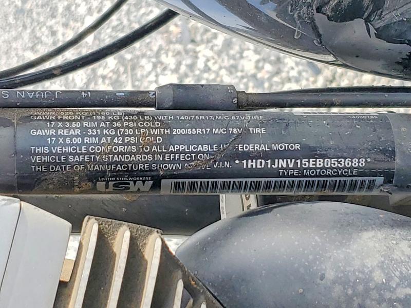 78546455 :رقم المزاد ، 1HD1JNV15EB053688 vin ، 2014 Harley-davidson Flstfb مزاد بيع