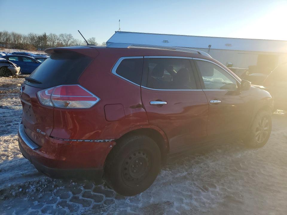 Auction sale of the 2016 Nissan Rogue, vin: KNMAT2MV4GP600485, lot number: 73460925
