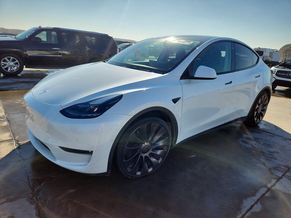 2022 Tesla Model Y მანქანა იყიდება აუქციონზე, vin: 7SAYGDEF7NF453224, აუქციონის ნომერი: 76845375