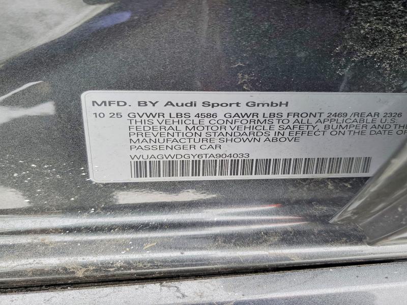 Продажа на аукционе авто 2026 Audi Rs3, vin: WUAGWDGY6TA904033, номер лота: 75750455