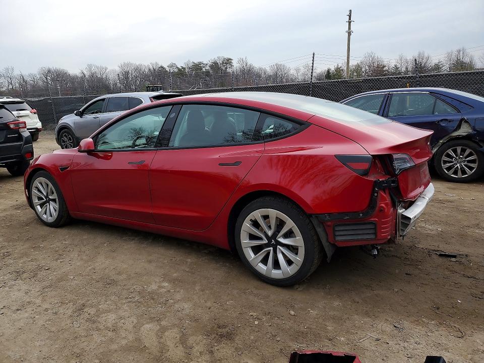 78346895 :رقم المزاد ، 5YJ3E1EA7NF192029 vin ، 2022 Tesla Model 3 مزاد بيع