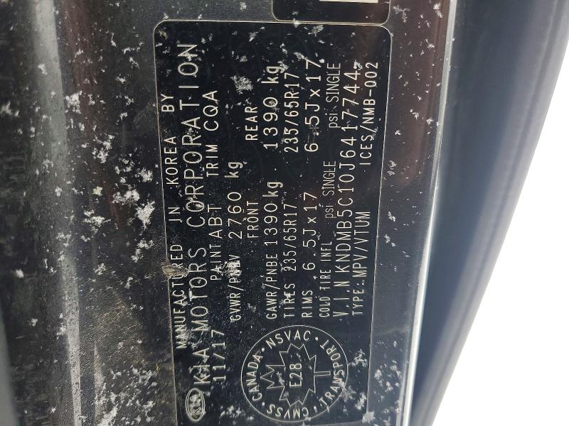 2018 Kia Sedona მანქანა იყიდება აუქციონზე, vin: KNDMB5C10J6417744, აუქციონის ნომერი: 76851475