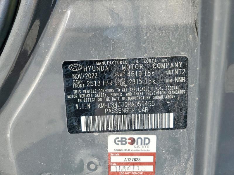 Aukcja sprzedaży 2023 Hyundai Sonata, vin: KMHL34JJ0PA059455, numer aukcji: 78552135