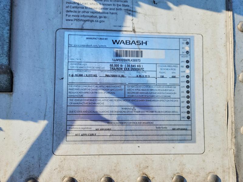Продаж на аукціоні авто 2024 Wabash Uk, vin: 1JJV532DXRL438973, номер лоту: 51923976