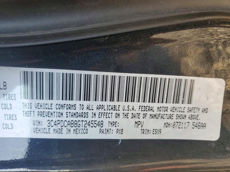 77363295 :رقم المزاد ، 3C4PDCAB8GT245548 vin ، 2016 Dodge Journey مزاد بيع