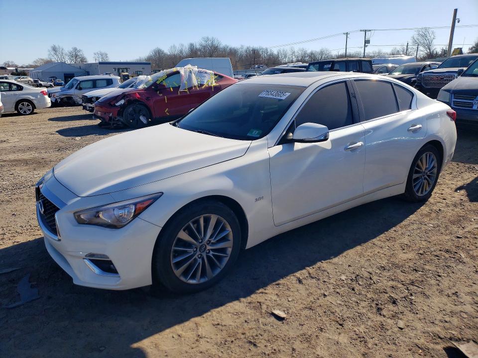 Продажа на аукционе авто 2018 Infiniti Q50 Luxe, vin: JN1EV7AR7JM445751, номер лота: 76543605