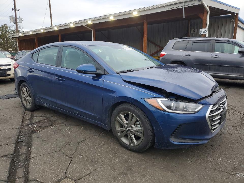 75927045 :رقم المزاد ، 5NPD84LF5JH343683 vin ، 2018 Hyundai Elantra Se مزاد بيع