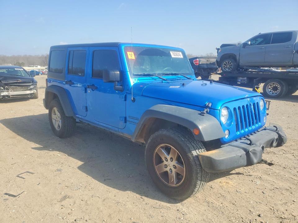 2015 Jeep Wrangler Unlimited მანქანა იყიდება აუქციონზე, vin: 1C4BJWDG2FL652447, აუქციონის ნომერი: 78056245
