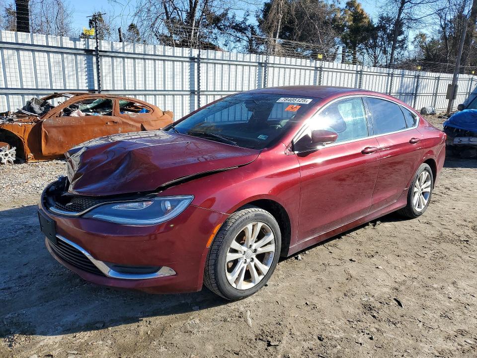 Продажа на аукционе авто 2015 Chrysler 200, vin: 1C3CCCAB3FN539427, номер лота: 78405125